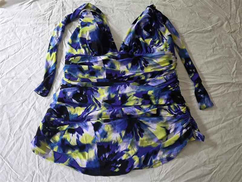 NWT MagicSuit Miraclesuit 14 Traci Starry Night Tankini Top 134210