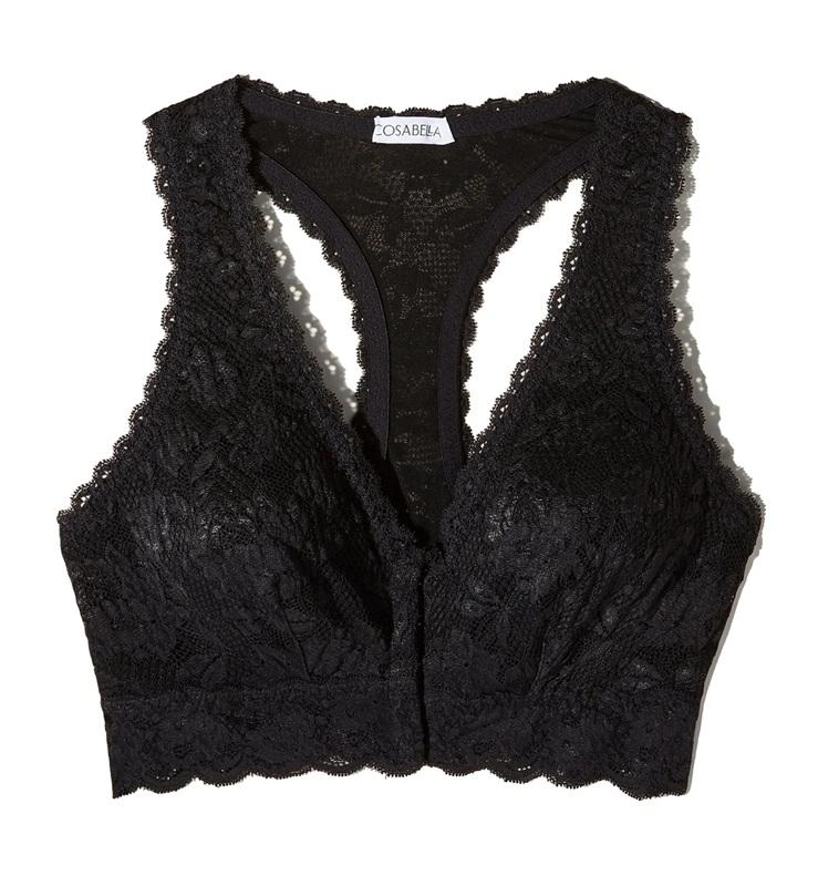 NWT Cosabella L Curvy Never Say Surgical Front Close Bralette NEVER1359 134214