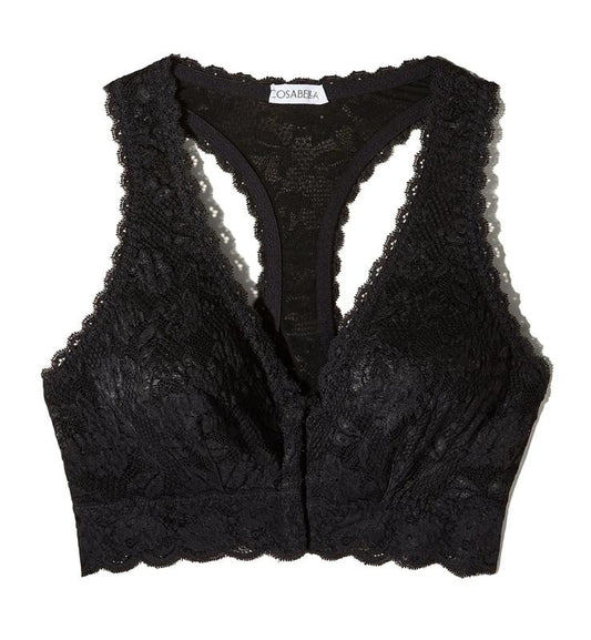 NWT Cosabella L Curvy Never Say Surgical Front Close Bralette NEVER1359 134214