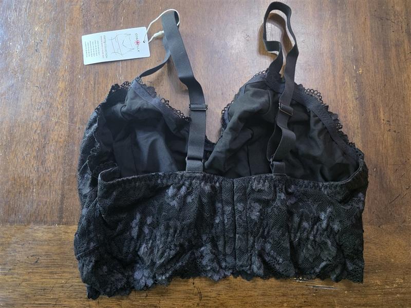 NWT Cosabella XL Curvy Savona 1382 Longline Bralette Black 134215