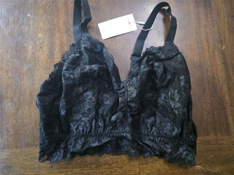 NWT Cosabella XL Curvy Savona 1382 Longline Bralette Black 134215