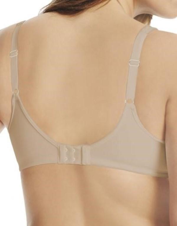 NWT Olga 36C Butterfly Effect Minimizer Bra 35912 Beige 134223