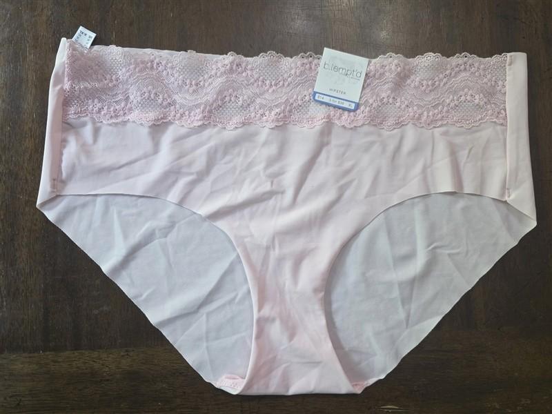 NWOT b.tempt'd by Wacoal XL b.bare Hipster 978267 Pink 134229