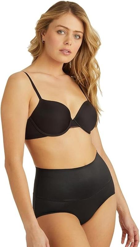 NWOT Miraclesuit S Shaping Brief Underwear 2532P Black 134243
