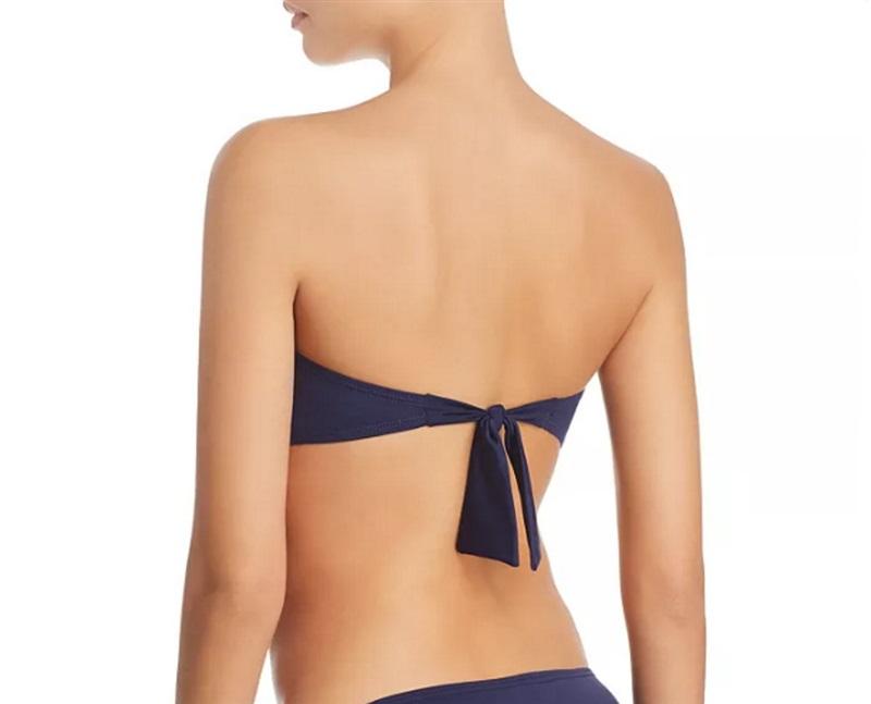 NWT Tommy Bahama XL Pearl Twist Bandeau Bikini Top White 134245