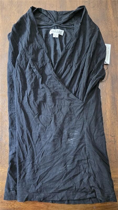 NWT Velvet by Graham & Spencer M Dorothy Surplice Sleeveless Top 134262
