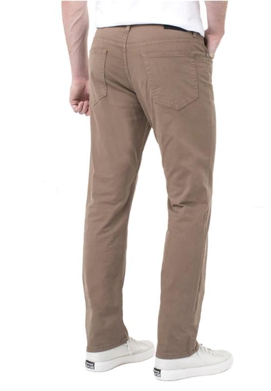 NWOT Liverpool 36X30 REGENT RELAXED STRAIGHT PEACHED TWILL Blue Pants 134292