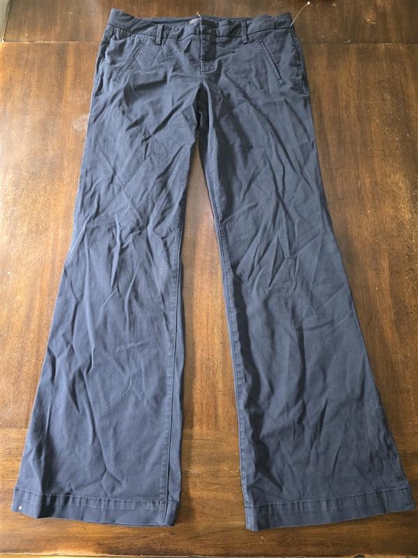 NWOT Level 99 SZ 31 Francis Lacey Double Welt Pocket Trouser Pants Blue 134302