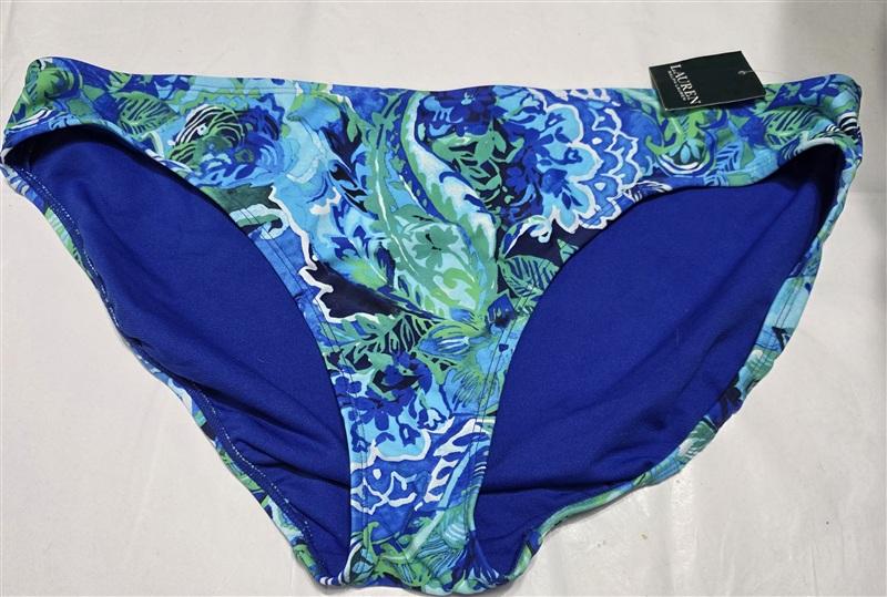 NWT Ralph Lauren SZ 16 Exotic Paisley Low-Rise Hipster Bikini Bottom 134359