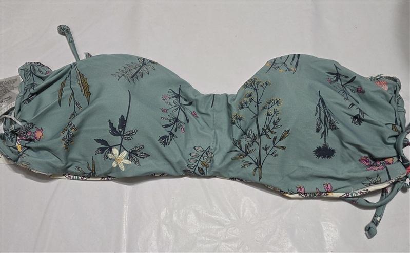 NWT O'Neill XL Piper Reversible Bandeau Bikini Swimsuit Top 134367