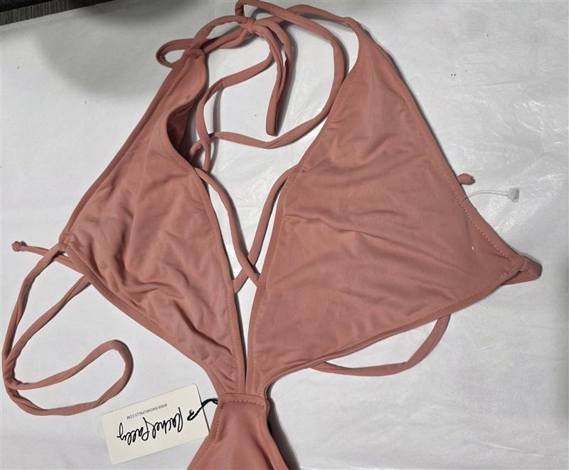 NWT Rachel Pally S Melbourne Maillot 1pc Swimsuit Peach Pink 134378