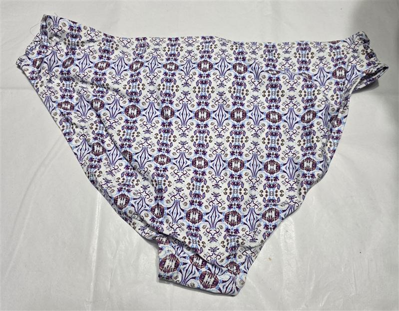 NWT La Blanca Sorrento 14 Tab Side Hipster Embroidered Bikini Bottom 134379