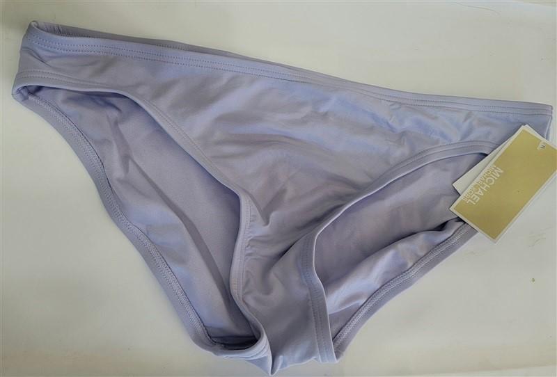 NWOT Michael Kors LG Hipster Bikini Swim Bottoms PUrple Lt Quartz 134396