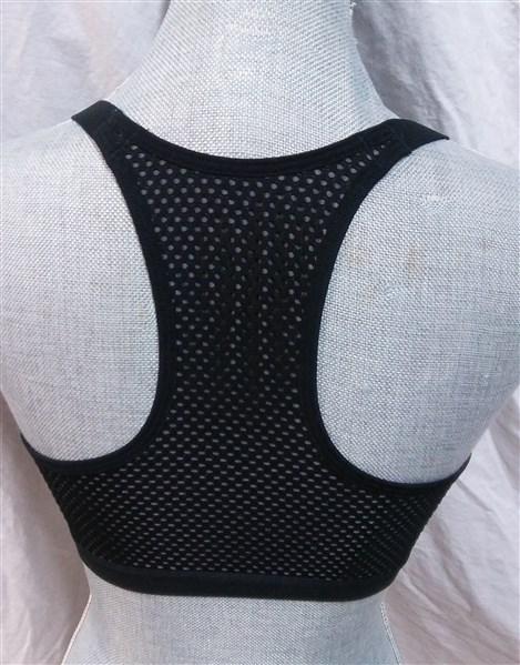 NWT Wacoal 30DD Contour Zip Front Sports Bra 853222 Gray Black 134401