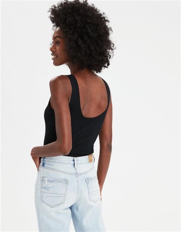 NWOT American Eagle M I Want My MTV High Cut Body Suit Cotton 134402