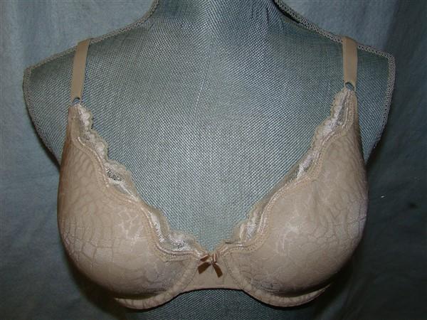 NWOT Maidenform 38C One Fab Fit Demi Bra 9471 Beige 134418