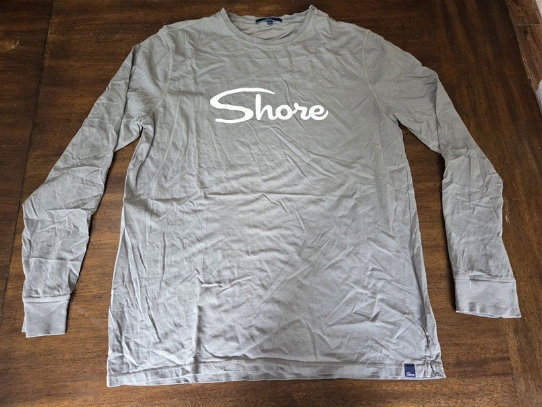 NWOT Shore Salt Life XXL Long Sleeve Round Neck T Shirt Gray 134439