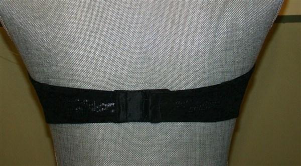 NWTD Wacoal 36D Halo Lace Strapless Black Bra Underwire 854205 134455