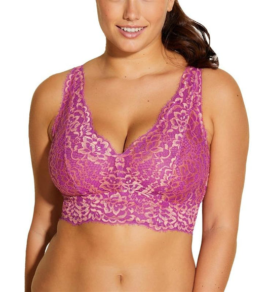 NWT Cosabella M Pret-A-Porter CURVY Longline Bralette Pink 134492