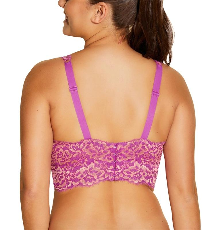 NWT Cosabella M Pret-A-Porter CURVY Longline Bralette Pink 134492