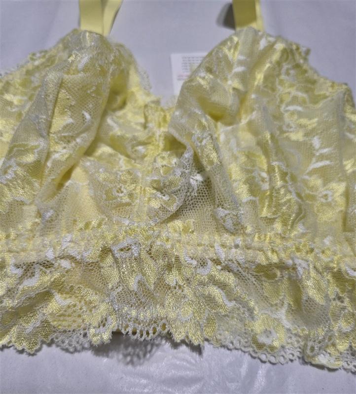 NWT Cosabella M Curvy Savona 1382 Longline Bralette Yellow 134494