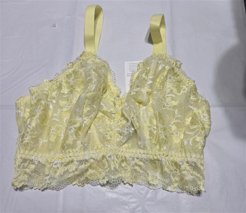 NWT Cosabella M Curvy Savona 1382 Longline Bralette Yellow 134494