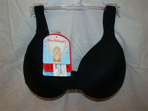 NWT Spanx 34D Bra-llelujah Front-Closure Full Coverage Bra 30011R Black 134513
