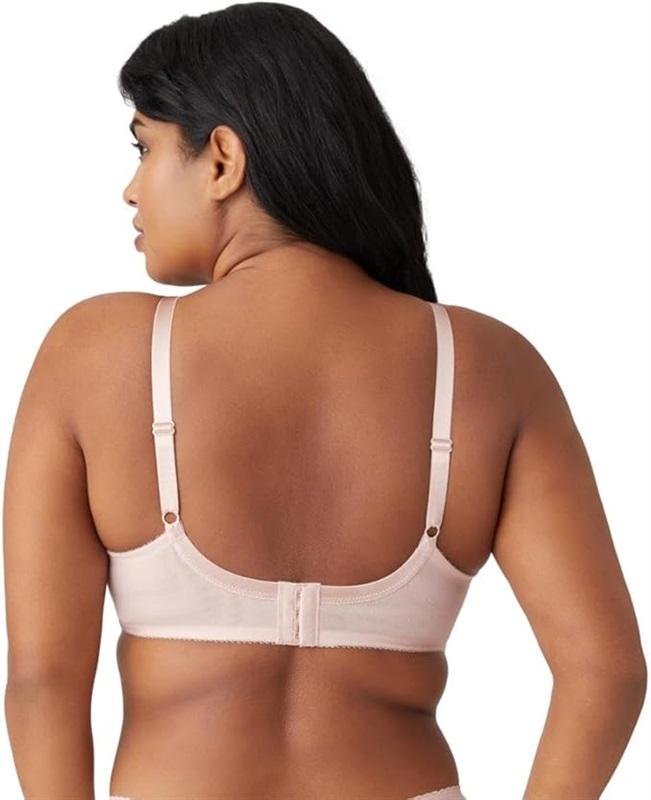 NWT Wacoal 32H Chantilly Lace Retro Chic 855186 Pink Beige 134523
