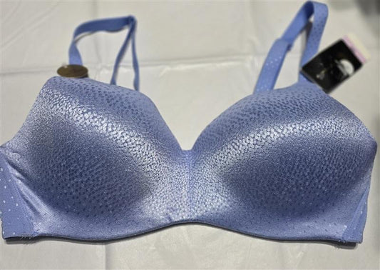 NWT Wacoal 40DD Back Appeal Wirefree Contour Bra 856303 Blue 134532