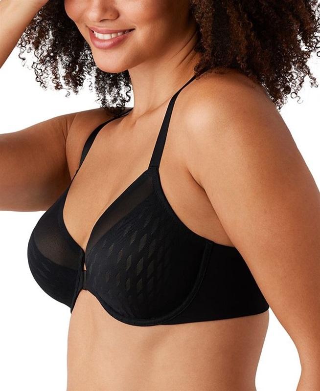 NWT Wacoal 38D Elevated Allure Front Close Underwire Bra 855436 Beige 134602