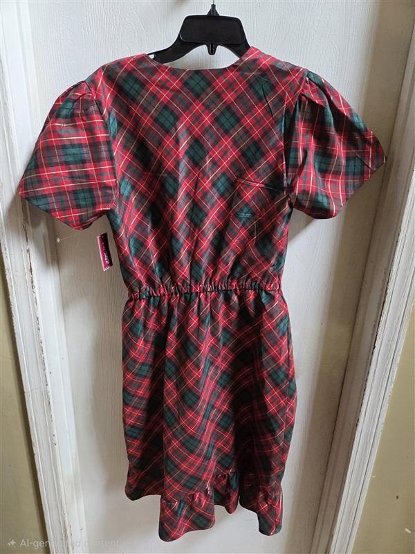 NWT Gymboree S Matching Plaid Dupioni Wrap Dress A Royal Christmas 134612