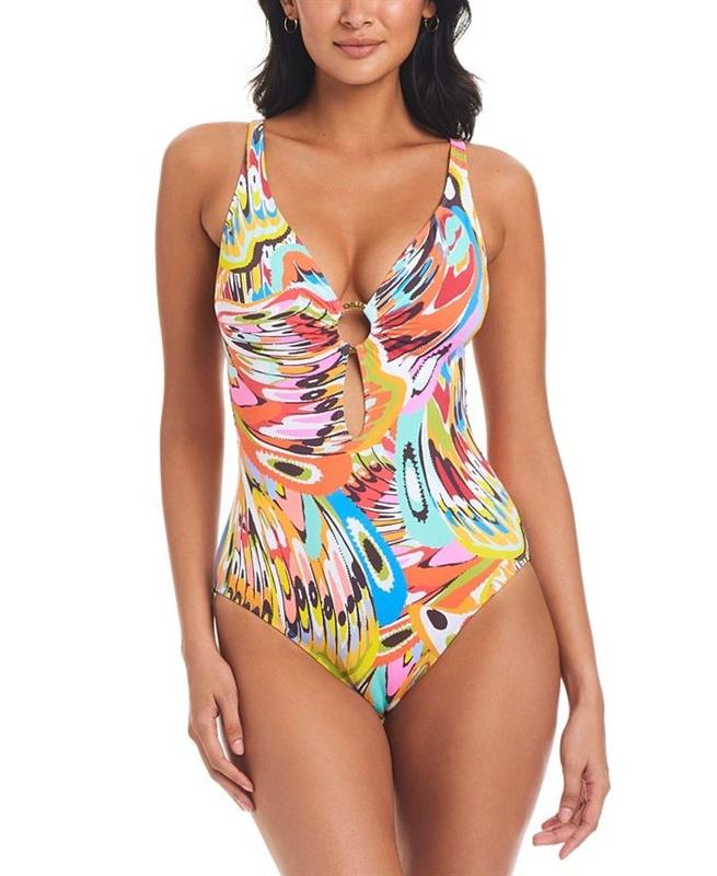 NWPT Bleu by Rod Beattie 14 Break the Mold Ring 1pc Swimsuit 134615