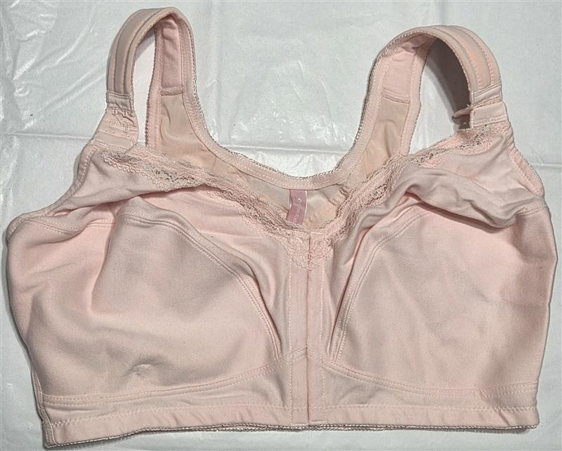 NEW Comfort Choice 40G Posture Support Soft Cup Front Close Bra Pink 134620
