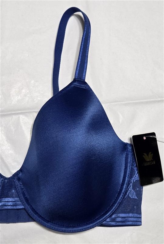 NEW Wacoal 34D Net Effect Underwire T-Shirt Bra 853340 Blue 134625