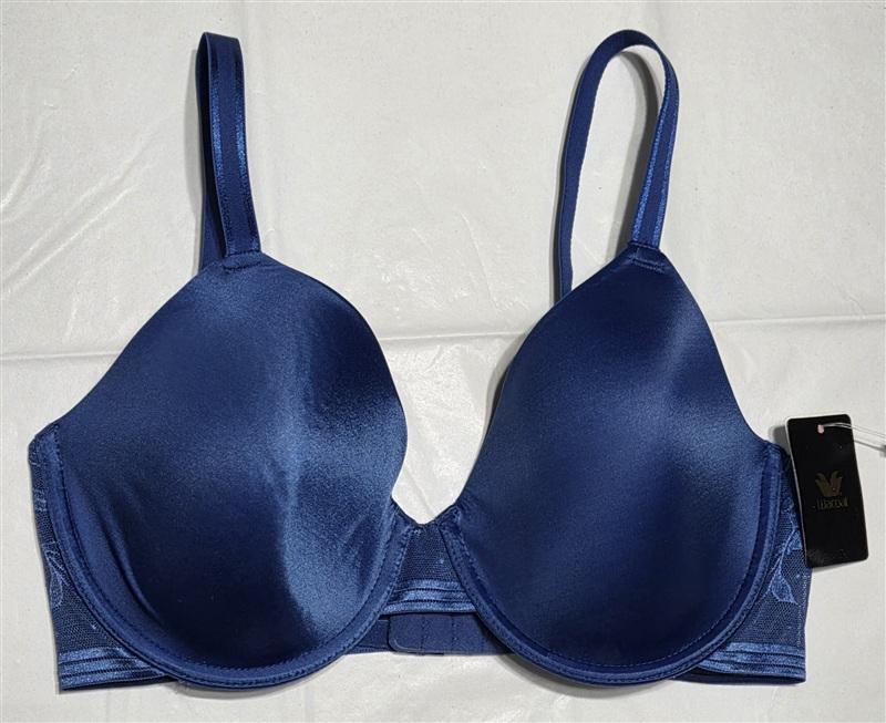 NEW Wacoal 34D Net Effect Underwire T-Shirt Bra 853340 Blue 134625