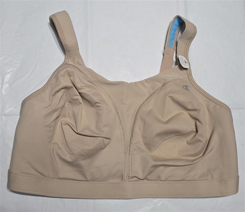 NWT Champion 40DD The Spot Comfort Wireless Sports Bra 1602 Beige 134634
