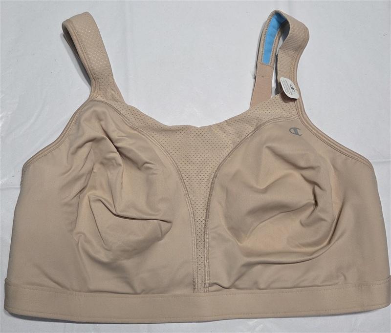 NWT Champion 40DD The Spot Comfort Wireless Sports Bra 1602 Beige 134634