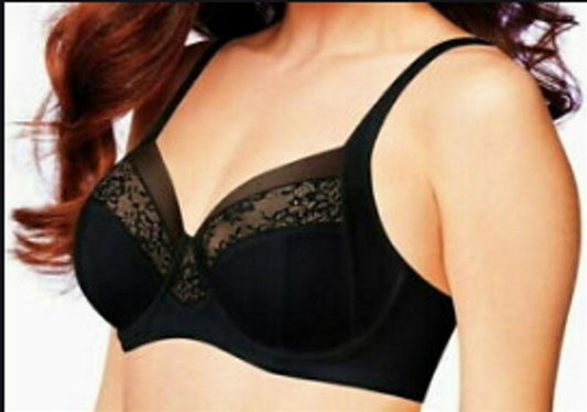 New Bali 34C Beauty Lift & Shape Underwire Bra DF0065 Black #134636