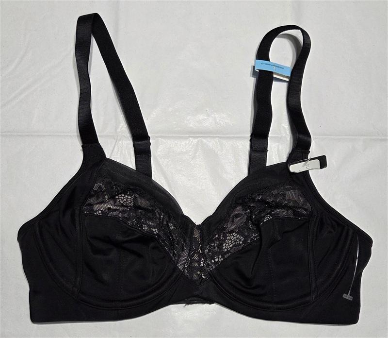 New Bali 34C Beauty Lift & Shape Underwire Bra DF0065 Black #134636
