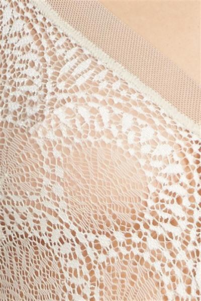 NEW Calvin Klein S Endless Sheer Bridal Lace Bodysuit QF1790 Ivory #134641