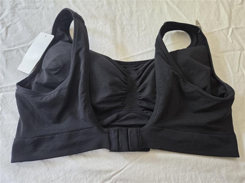 NWT Wacoal 2X Feeling Flexible Bralette 835332 Black Light Padding 134649