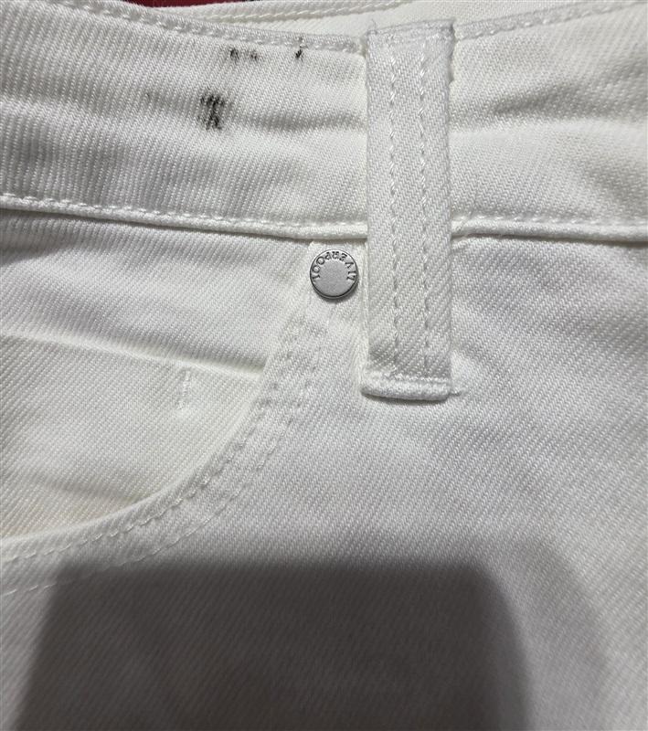 NWT Liverpool 24W CHARLIE CROP Skinny Jeans White 134656