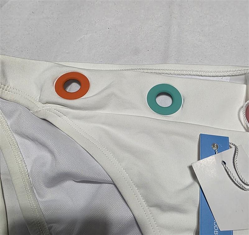 NWT Bleu Rod Beattie 14 Hole-in-One White Triangle Bikini Bottom 134659