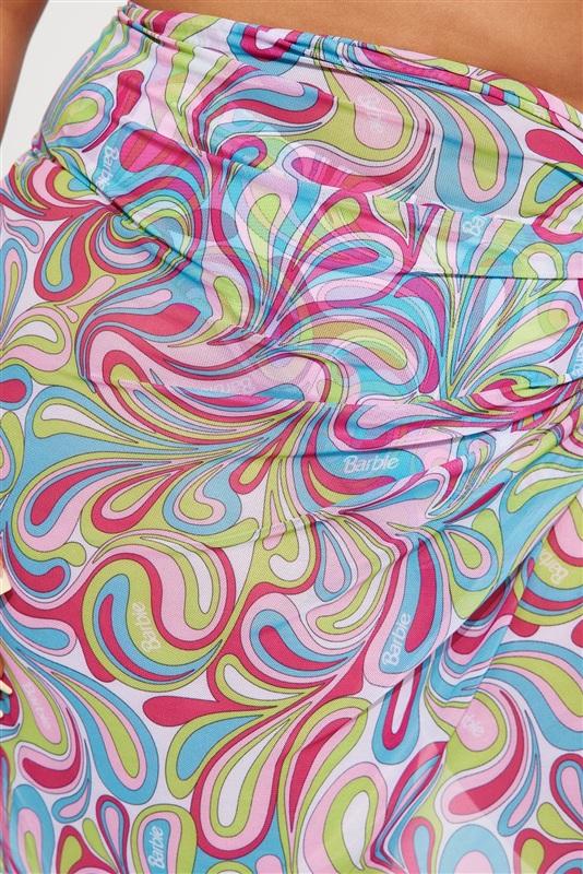 NWT Fashion Nova 1X Come On Barbie Cover Up Skirt Sarong Swim 134664