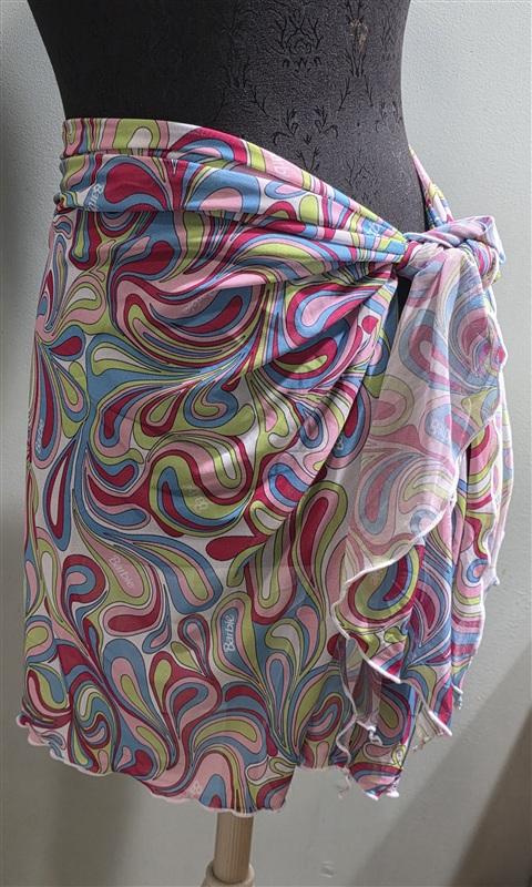 NWT Fashion Nova 1X Come On Barbie Cover Up Skirt Sarong Swim 134664