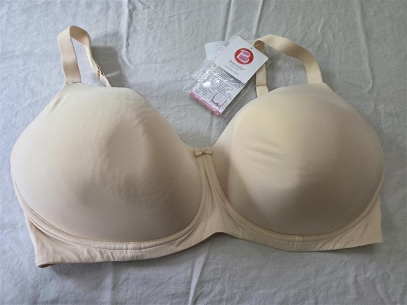 NWT Bravado 40G Petal Soft Wirefree Buttercup Nursing Bra 127 Beige 134674