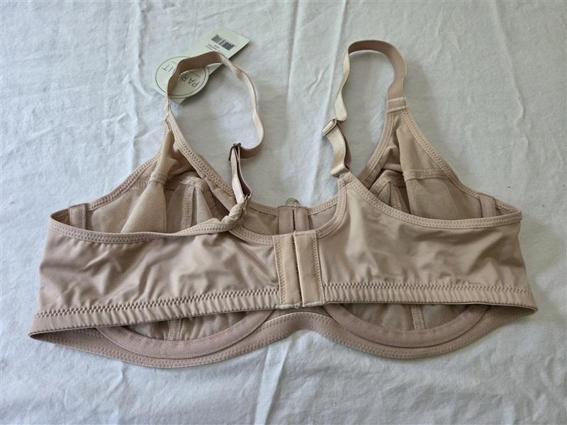 NEW Parfait by Affinitas 40D USA Enora Lace Unlined Minimizer Bra Beige 134685