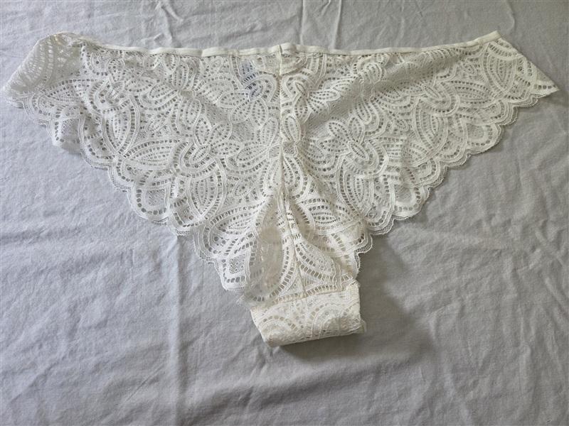NWOT 2pr Old Navy XL Ivory Lace Tanga Thong Underwear 134689