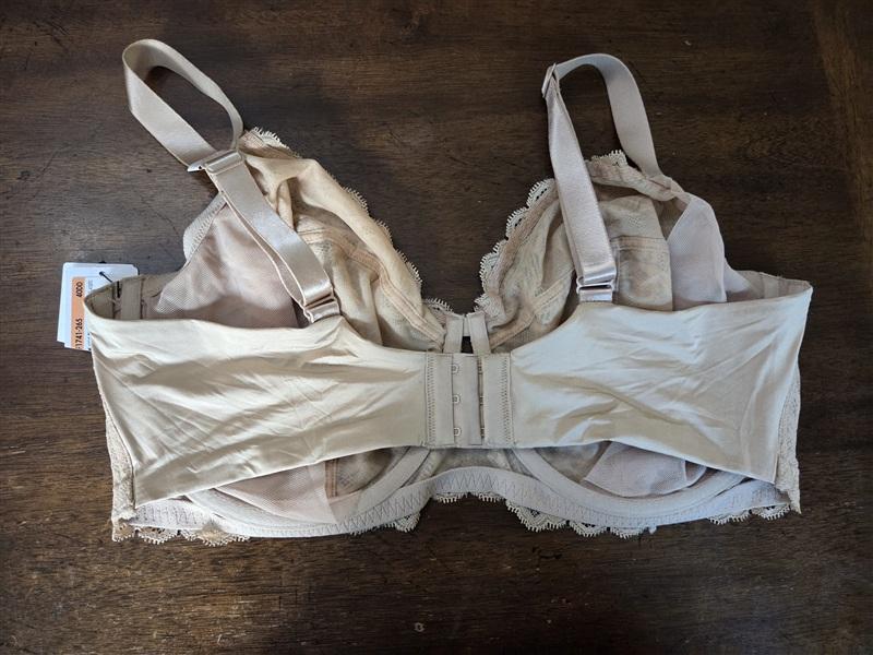 NWOT Calvin Klein 40DD Seductive Comfort Lace Multi Part Bra QF1741 Beige 134713