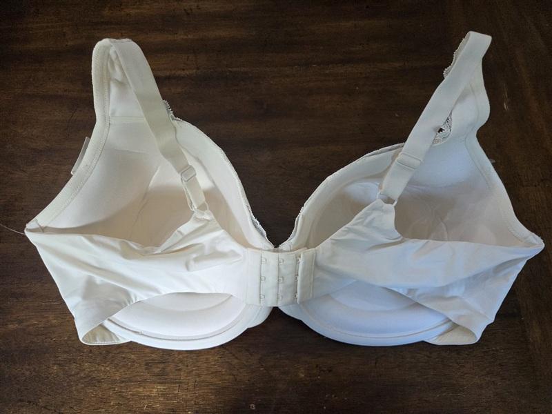 NWT Olga 44DD Cloud 9 Lace Underwire Contour Bra GF7961A Ivory 134716